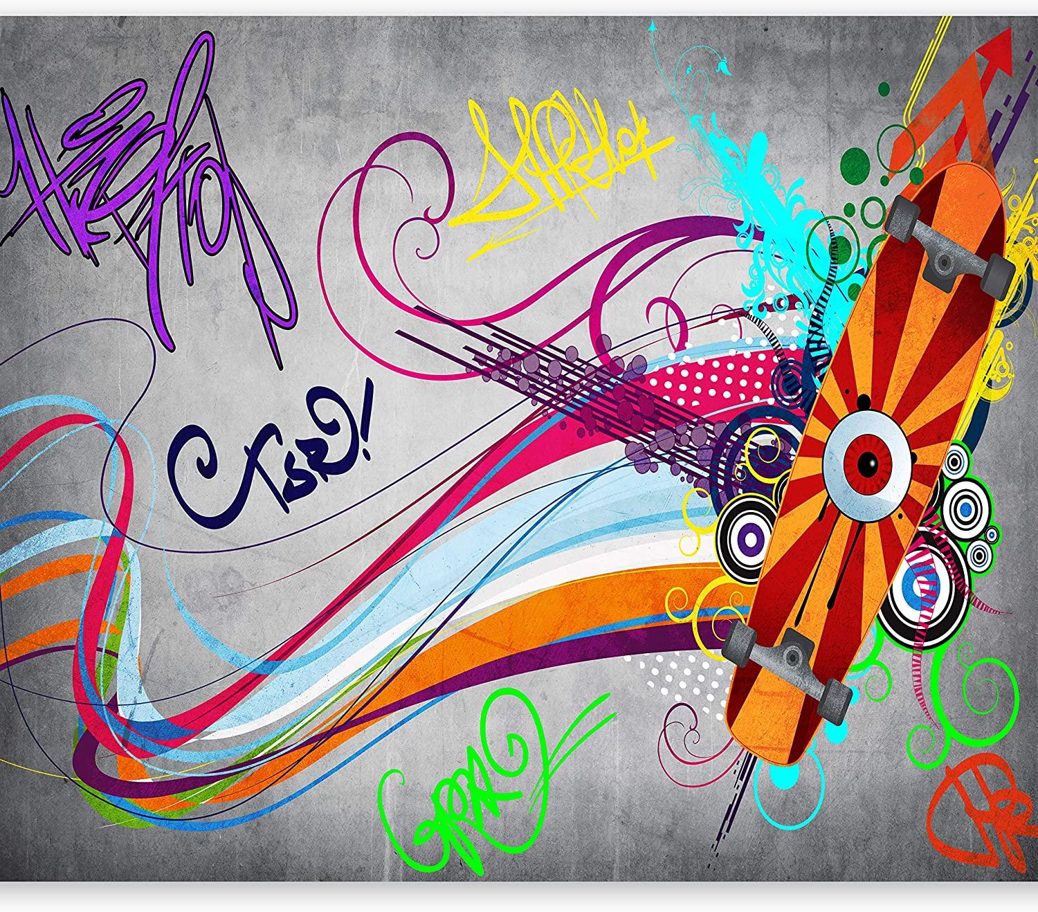 1500x1318 Artgeist Wall Mural Graffiti 138x101 XXL Non Woven Wallpaper Fleece Wall Decor Photo Print Picture Image Design Home 10110905 15