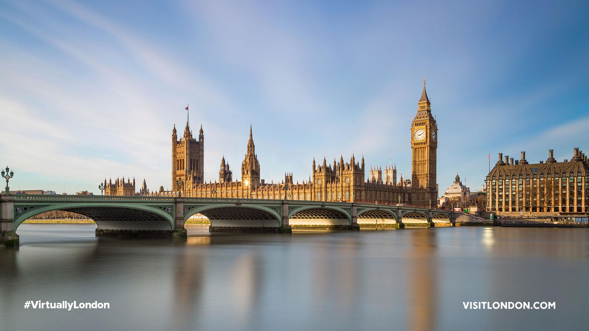 1920x1080 Virtually London: Zoom background