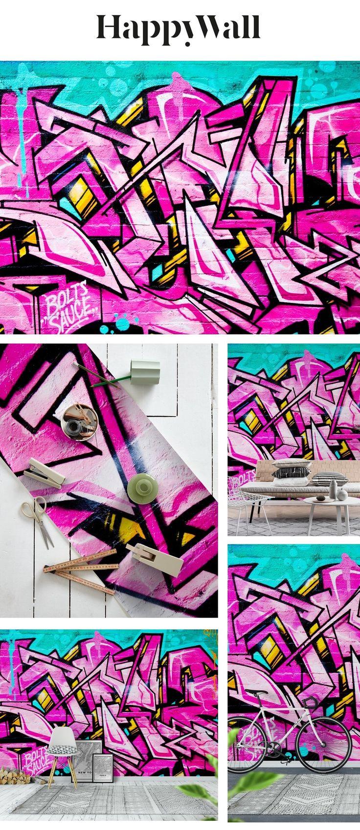 736x1695 Pink graffiti Wallpaper. Graffiti wallpaper, Graffiti, Graffiti wall