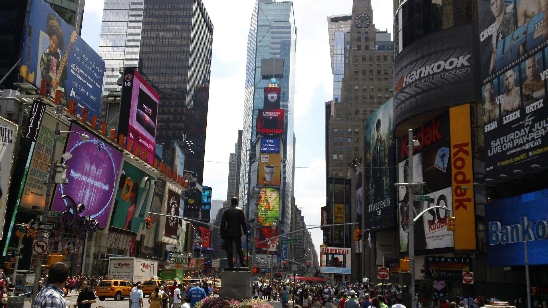 1920x1080 Times Square, New York