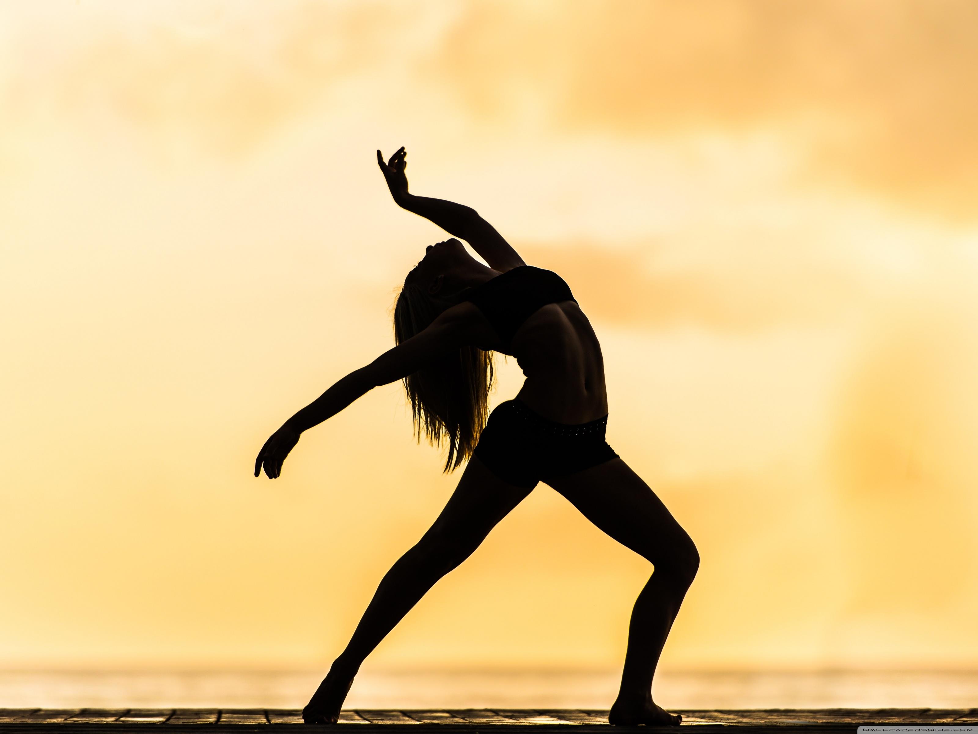 3200x2400 Woman Dancing Silhouette Contemporary Ultra HD Desktop Background Wallpaper for 4K UHD TV : Widescreen & UltraWide Desktop & Laptop : Tablet