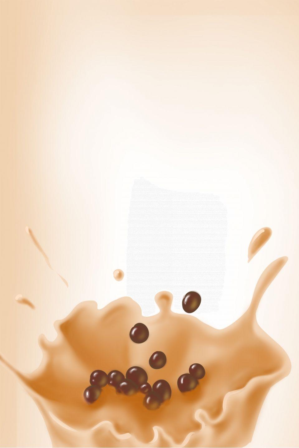 960x1440 Milk Tea Poster Background Material. Milk tea, Tea logo, Tea illustration
