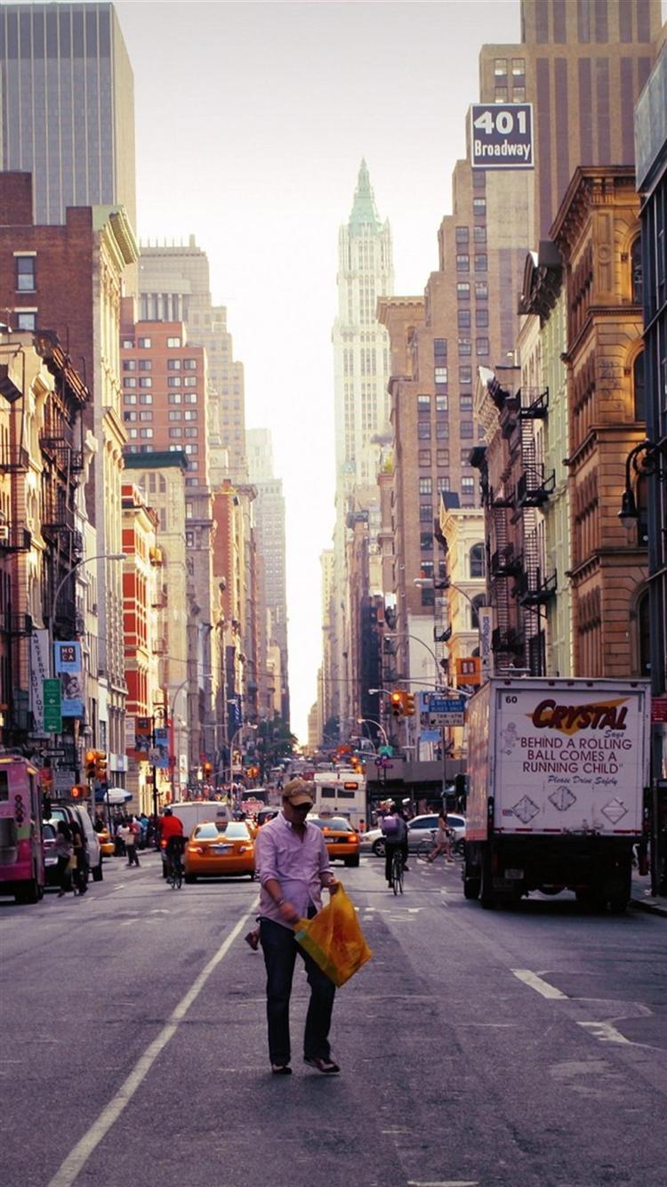 750x1334 Free download HD new york street cars buildings iphone 6 wallpaper [750x1334] for your Desktop, Mobile & Tablet. Explore New iPhone 6 Wallpaper. iPhone 6 Wallpaper, iPhone 6 Original Wallpaper, iOS 7 Wallpaper iPhone 6