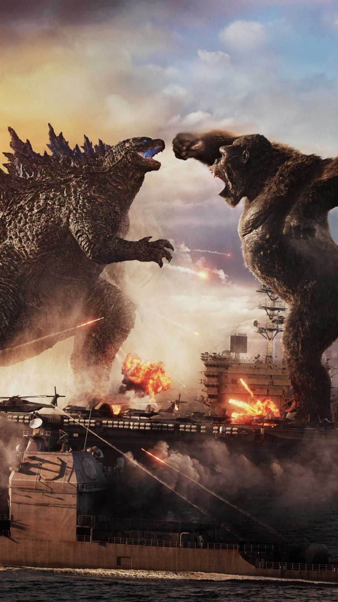 1080x1920 4K Godzilla Wallpaper