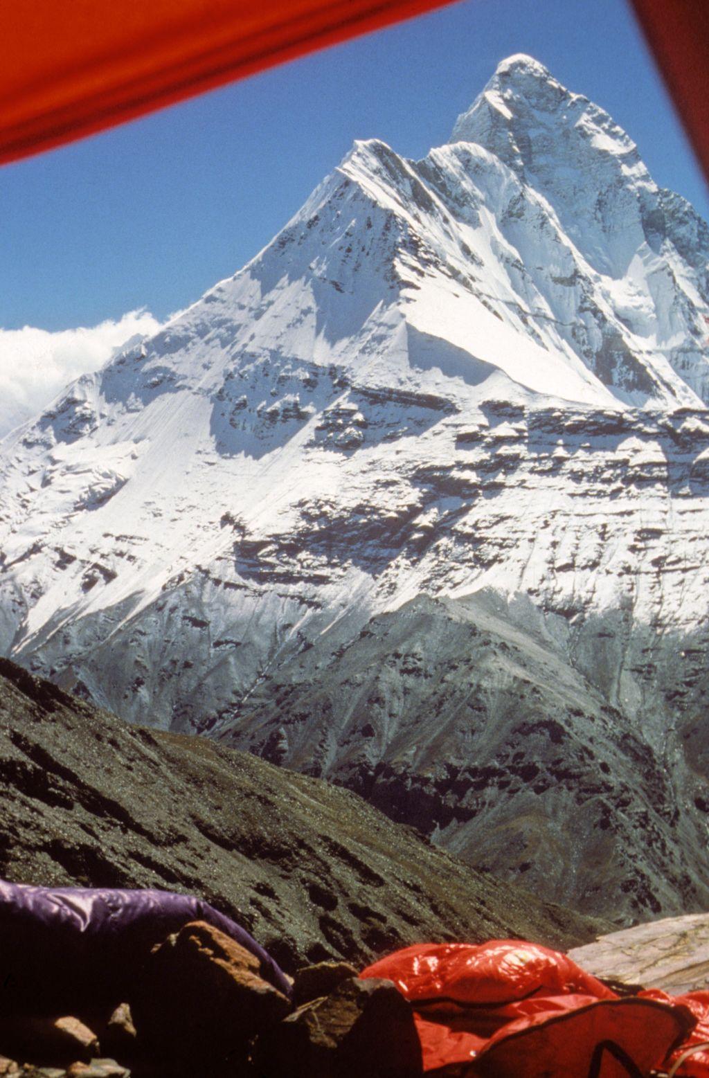 1024x1557 Nanda Devi from the camp under the Rishi Kot Glacier. Collections. University of St Andrews