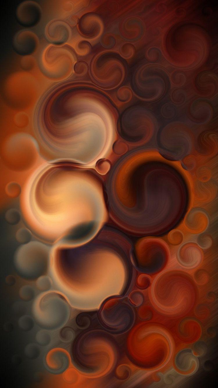 750x1334 Abstract 3D Circles iphone 6 Wallpaper HD