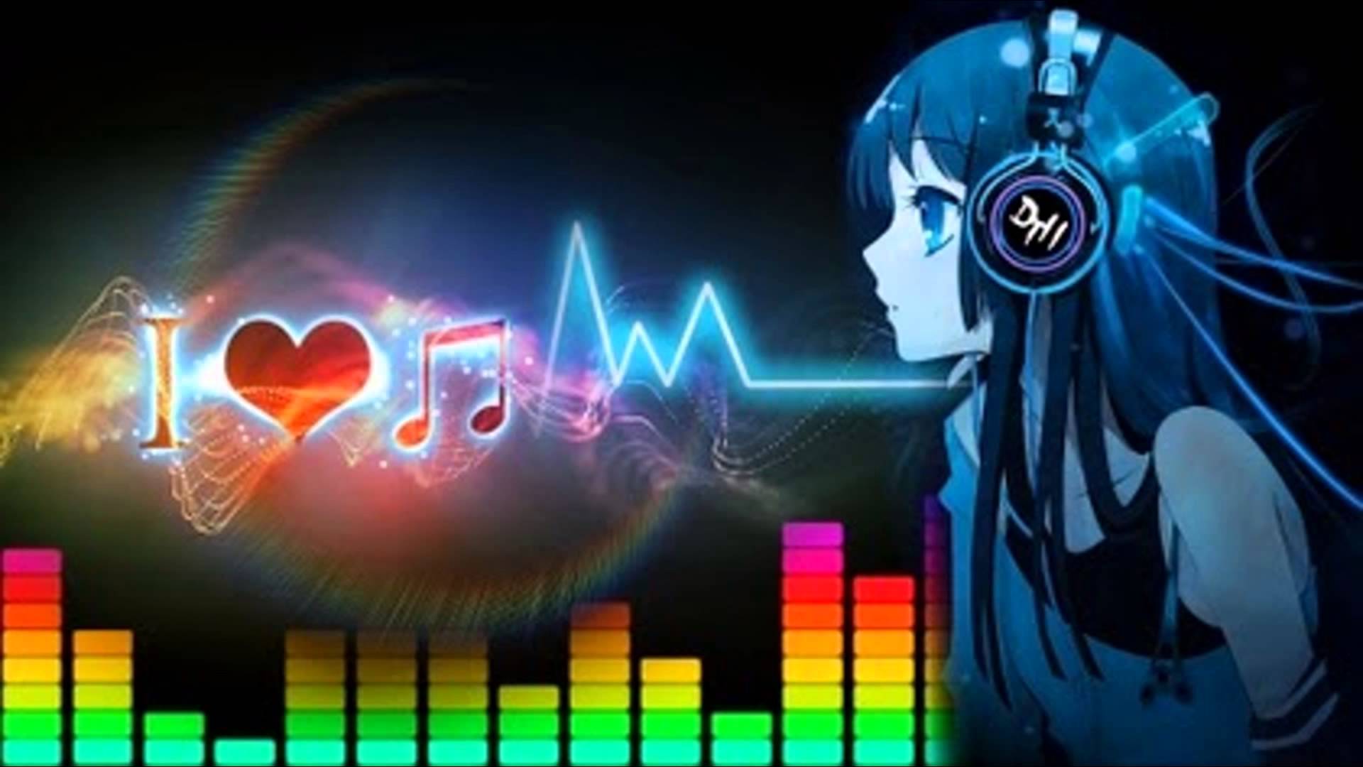 1920x1080 Anime DJ Girl Wallpaper