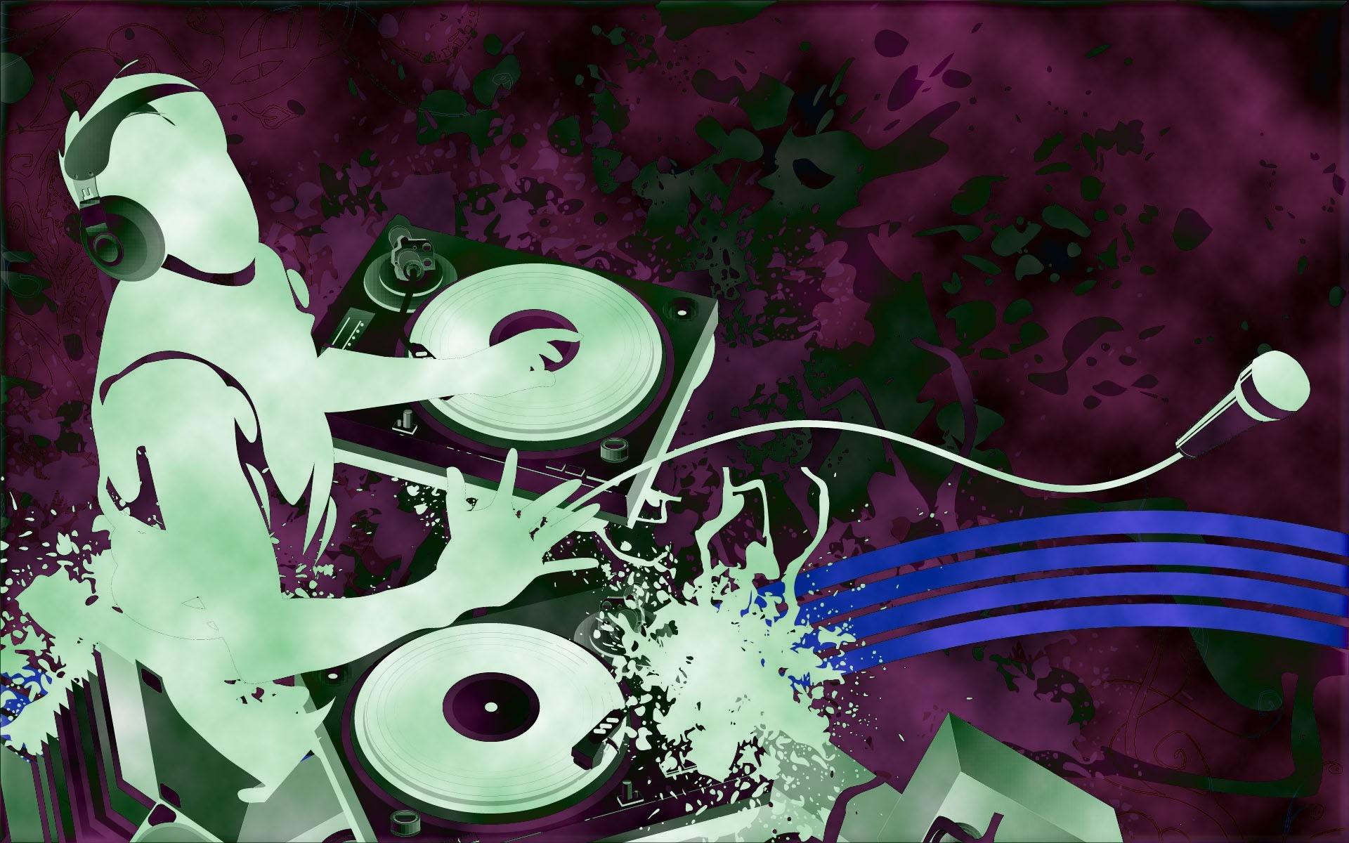 1920x1200 illustration, anime, music, cartoon, dubstep, DJ, house music, techno, drum and bass, Brian Dessert, ART, screenshot, computer wallpaper HD Wallpaper