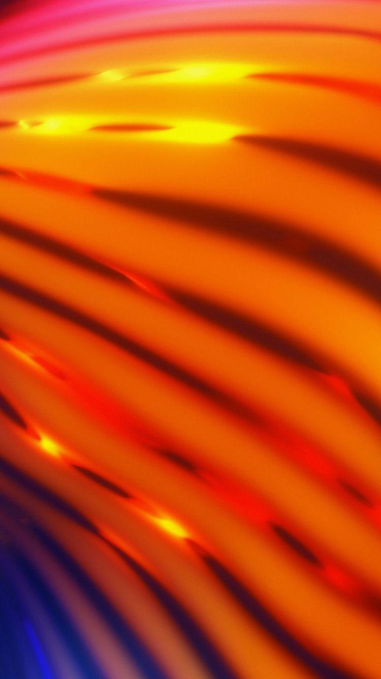 750x1334 Downaload Neon, glowing stripes, abstract wallpaper, 750x1334