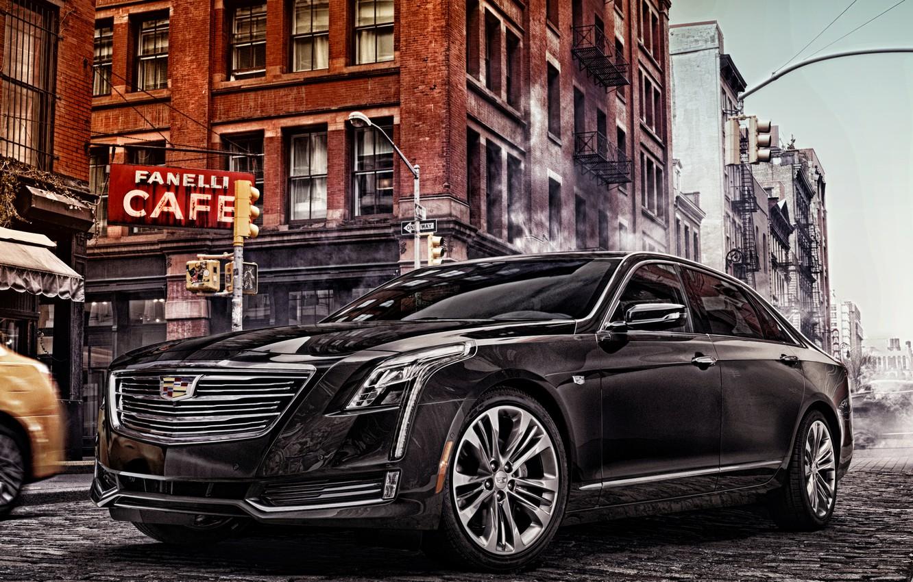 1332x850 Wallpaper the city, street, Cadillac, sedan, Cadillac, CT6 image for desktop, section cadillac