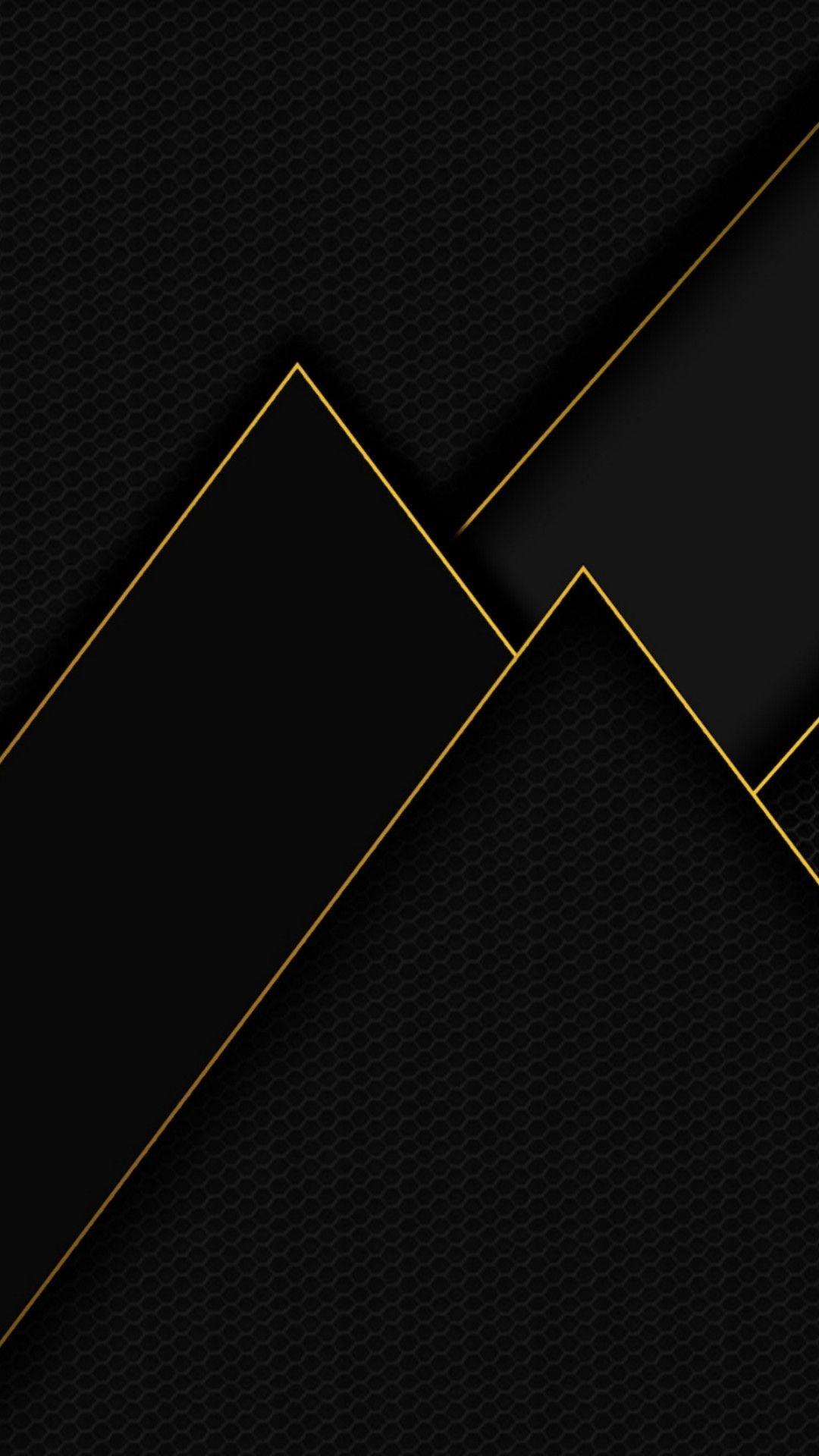 1080x1920 Black and Gold Wallpaper