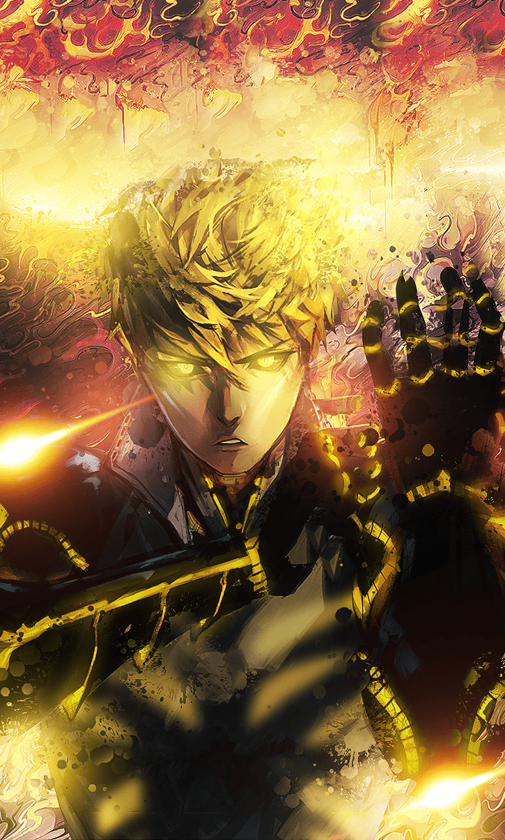 725x1205 I Made A Genos Wallpaper For Mobile. R OnePunchMan. One Punch Man