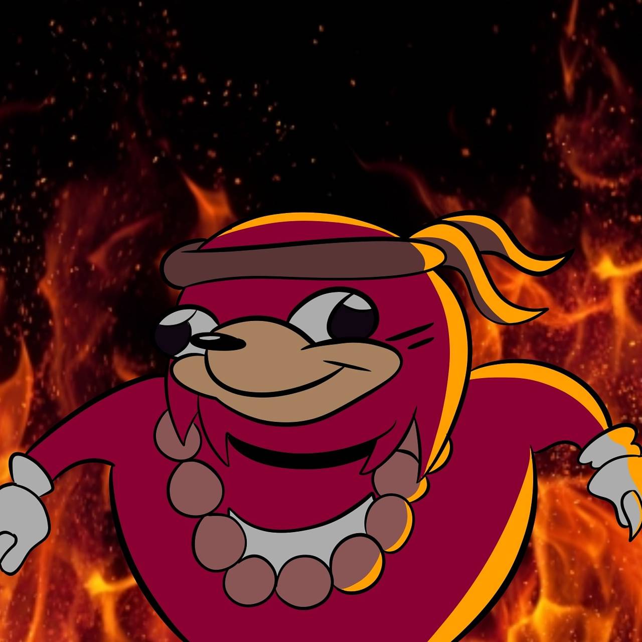1280x1280 Ugandan Knuckle Anime Wallpaper