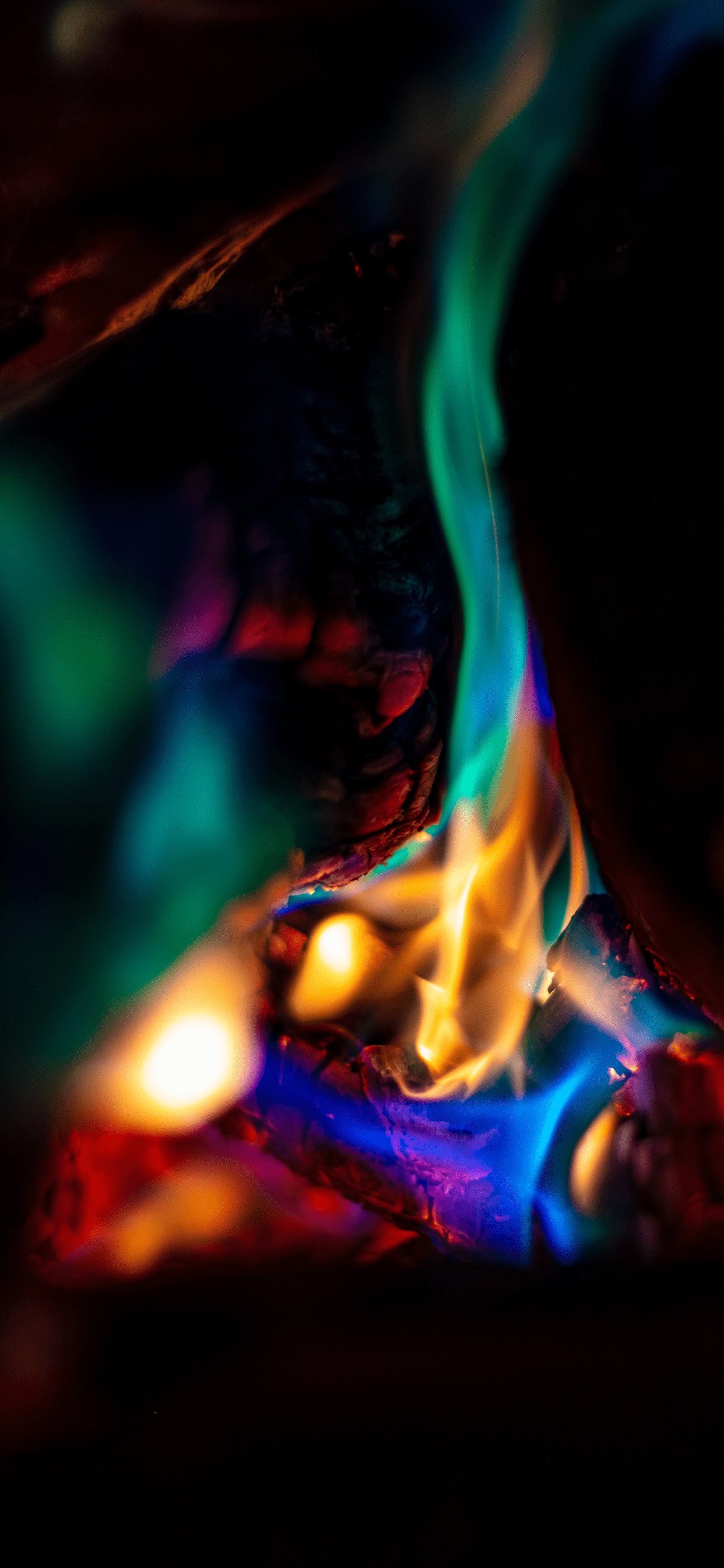1242x2688 All Colors Of Fire Wallpaper