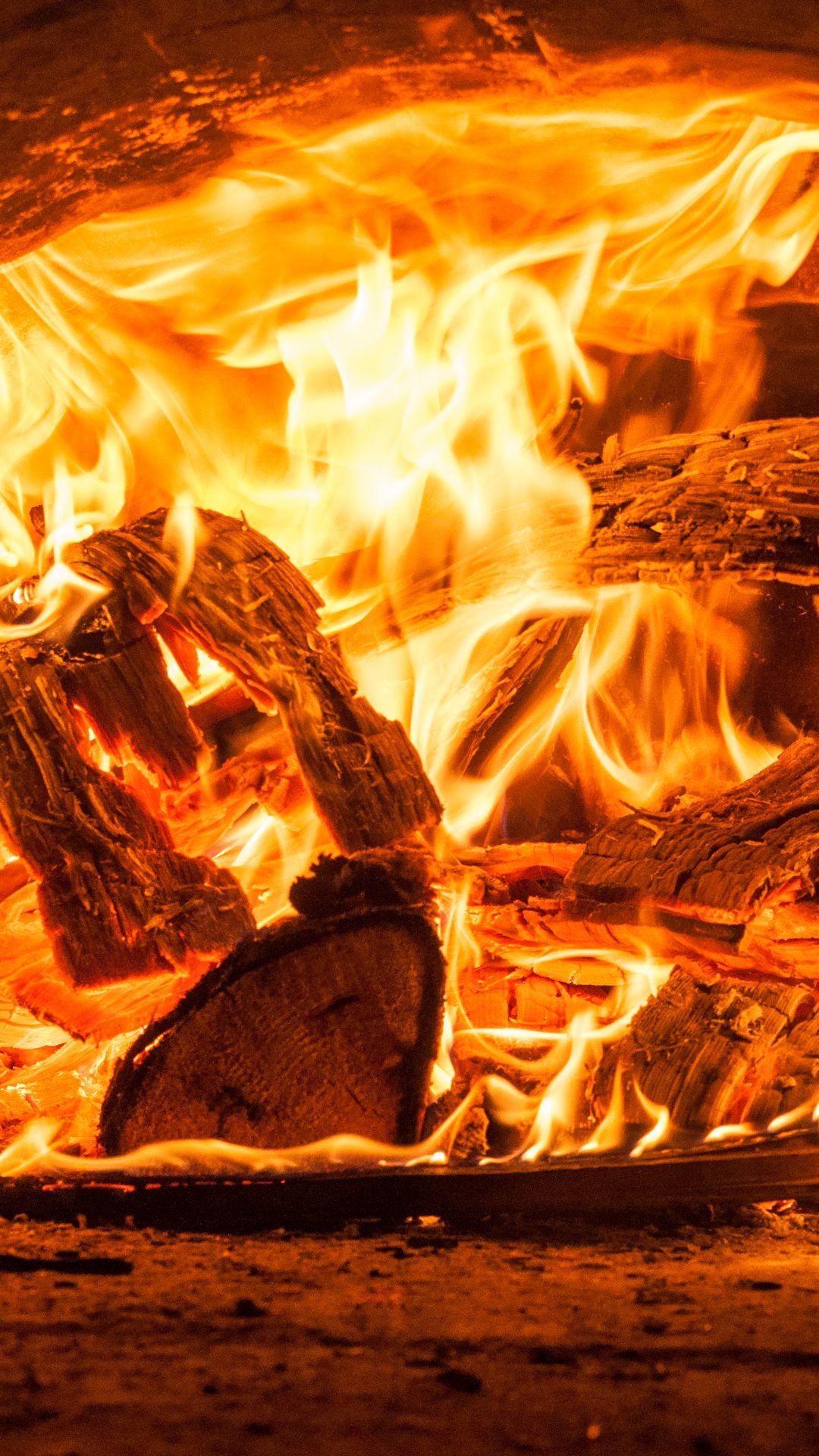 1080x1920 Download wallpaper 1080x1920 fire, firewood, flame samsung galaxy s s note, sony xperia z, z z z htc one, lenovo vibe HD background