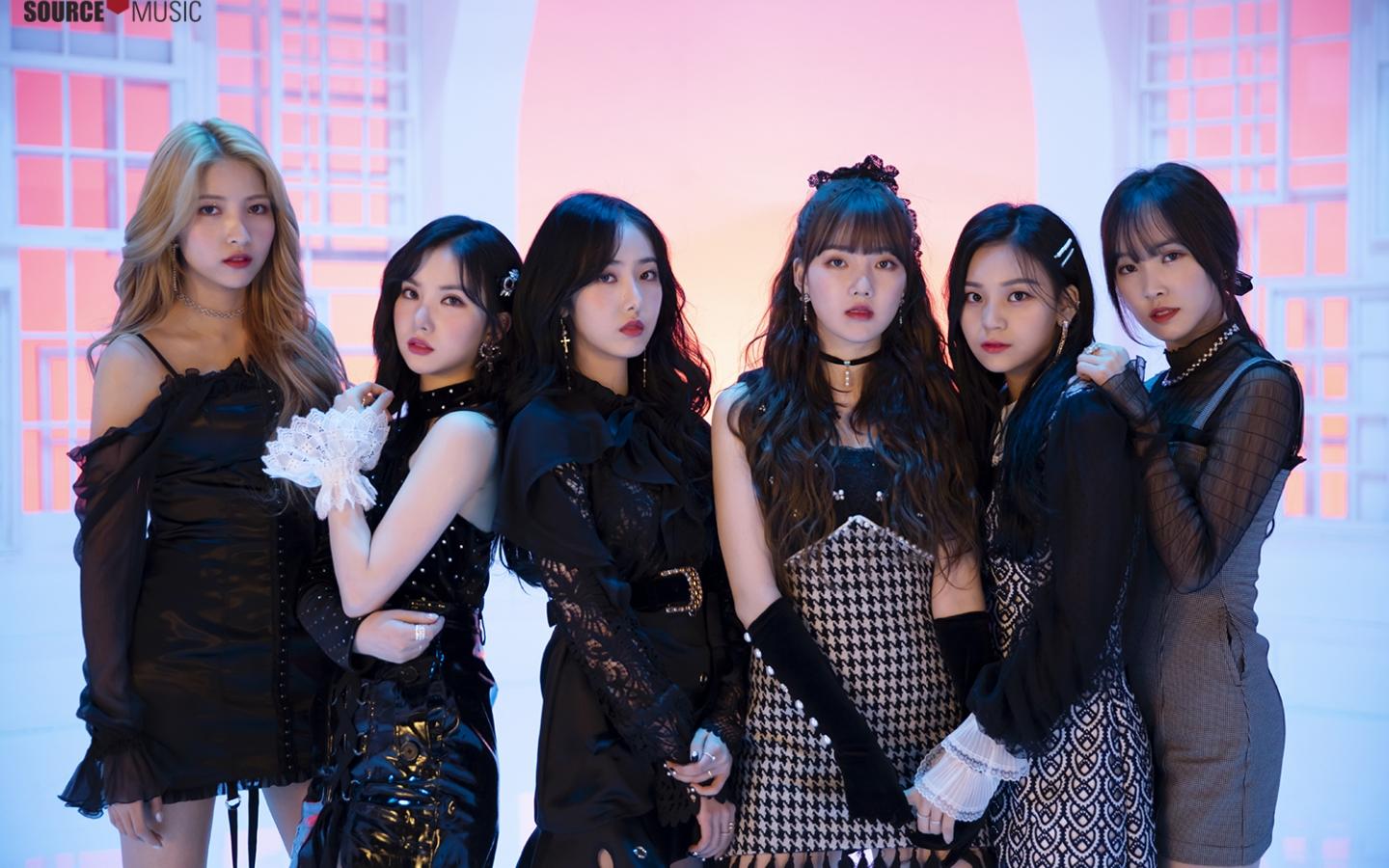 1440x900 gfriend wallpaper, social group, fashion, event, fashion design, performance, black hair