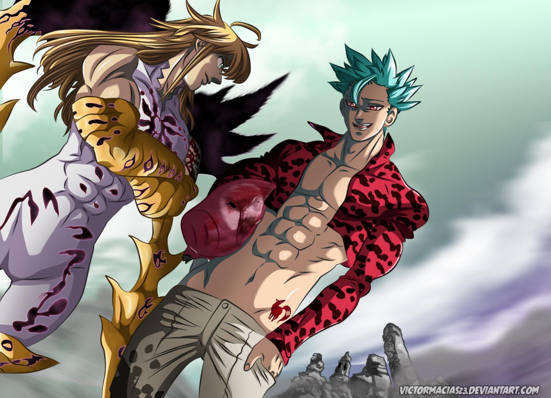 1920x1387 Ban Vs Demon King Meliodas by Victor Macias Rodriguez