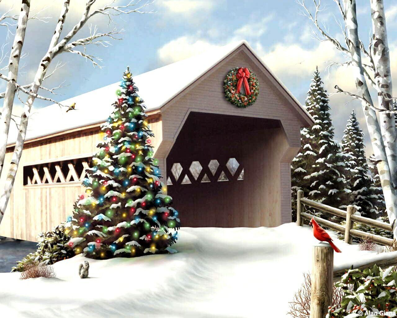 1280x1024 Vermont Christmas Wallpaper, HD Vermont Christmas Background on WallpaperBat