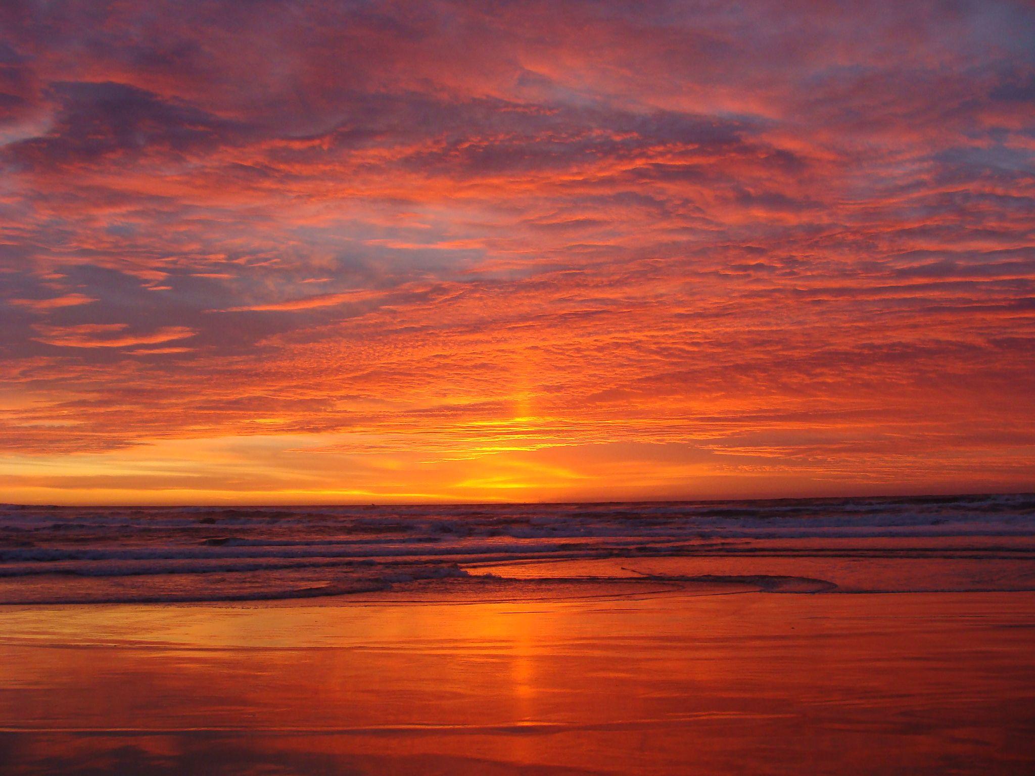 2048x1536 Earth Sunset wallpaper (Desktop, Phone, Tablet) Desktop