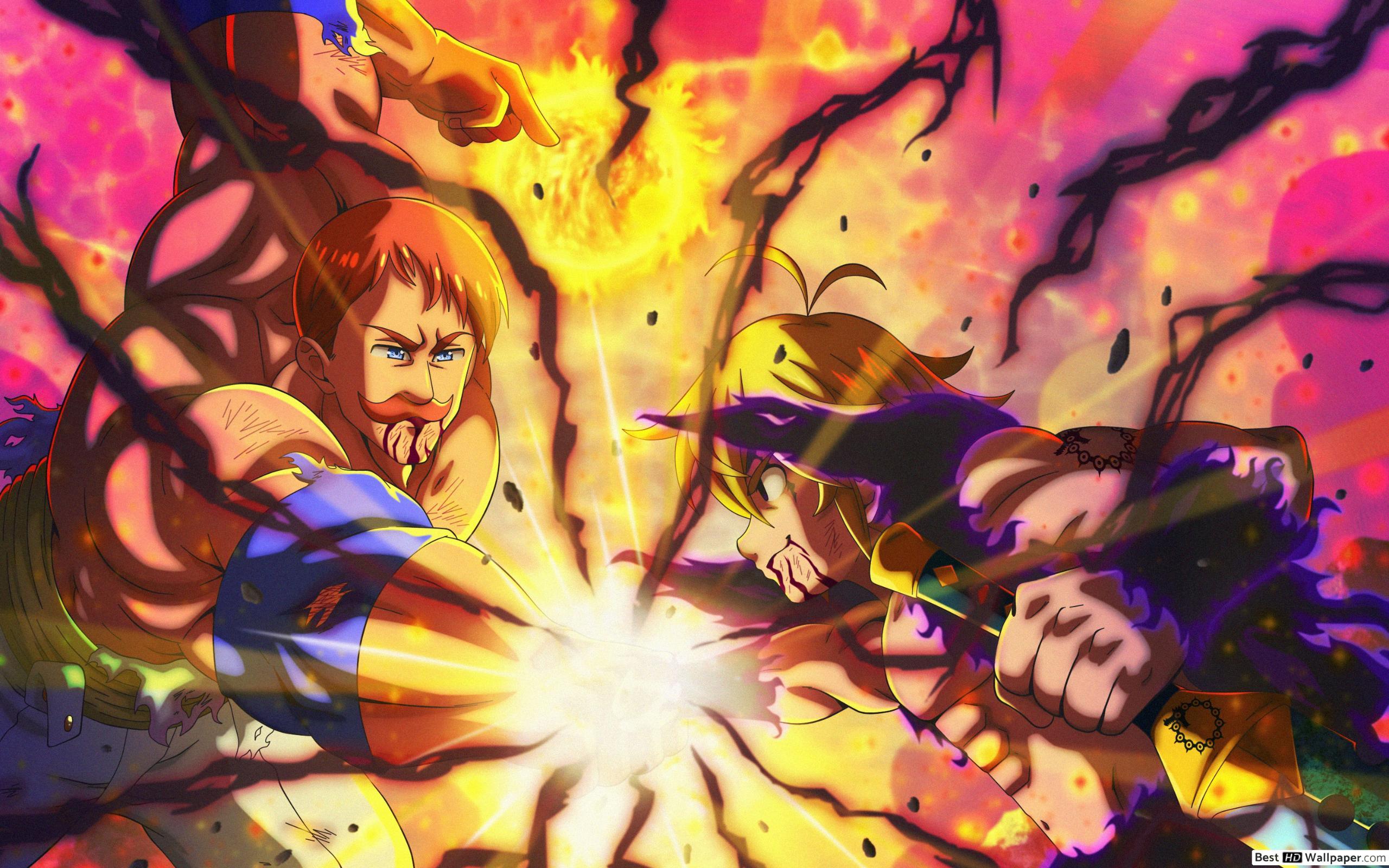 2560x1600 Nanatsu No Taizai Escanor Vs Meliodas