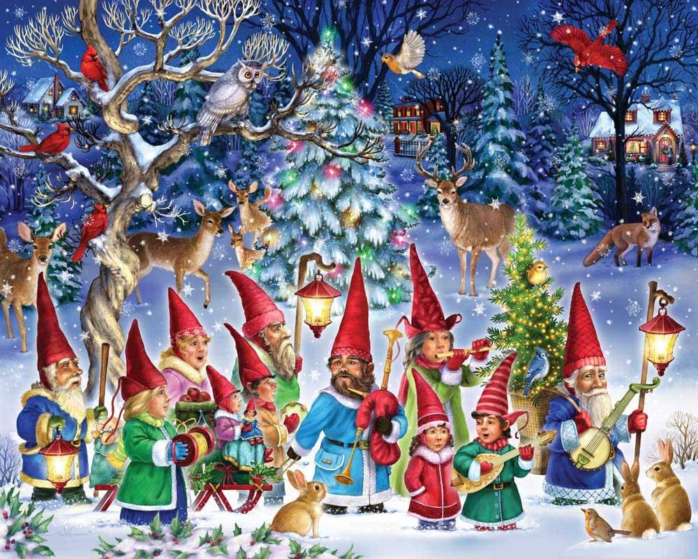 1000x800 Going Gnome For Christmas, A 1000 Piece Puzzle By Vermont Christmas Company