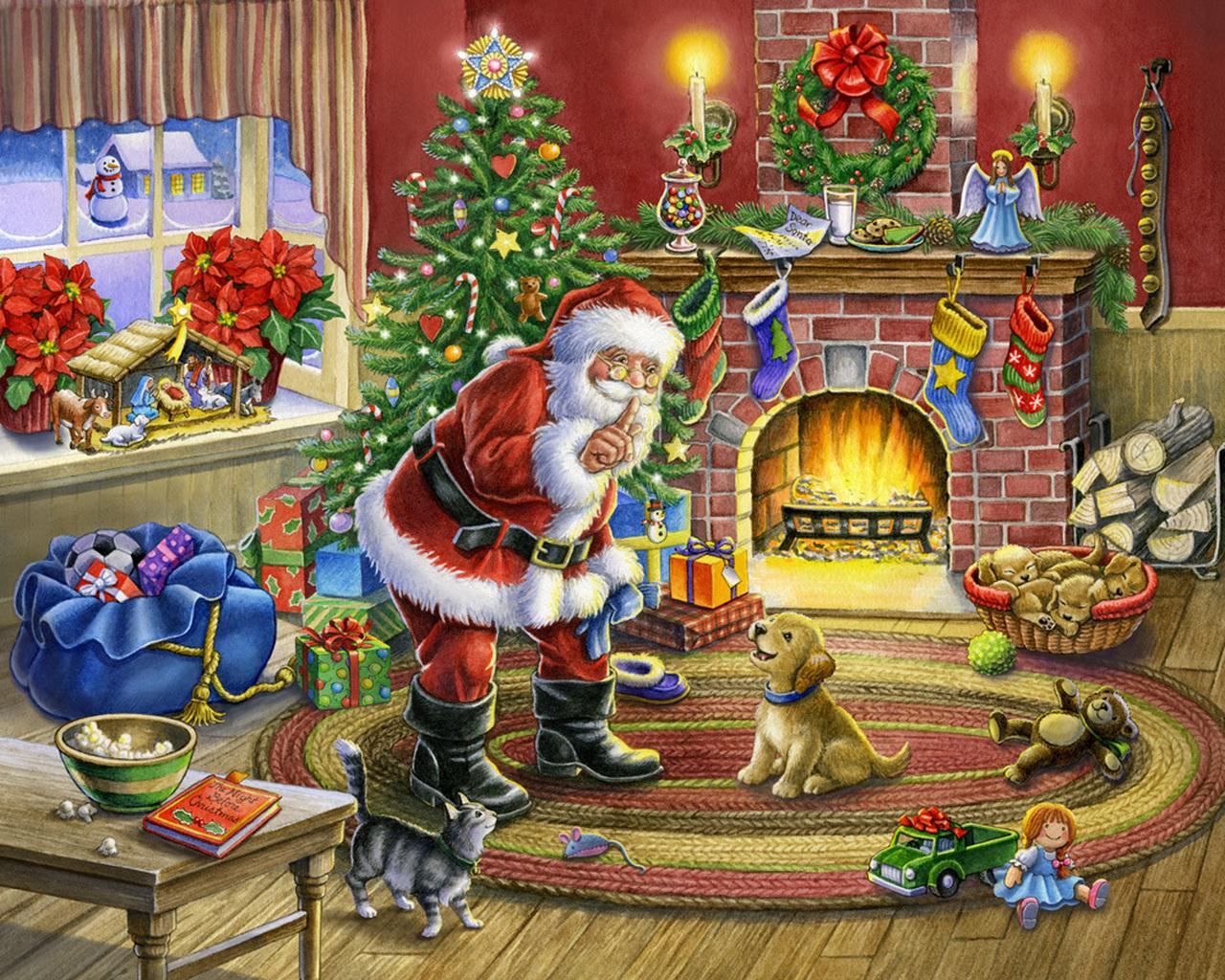 1280x1024 No Barking! Jigsaw Puzzle by Vermont Christmas Company