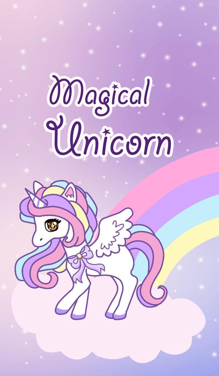 720x1232 Cute unicorn phone wallpaper