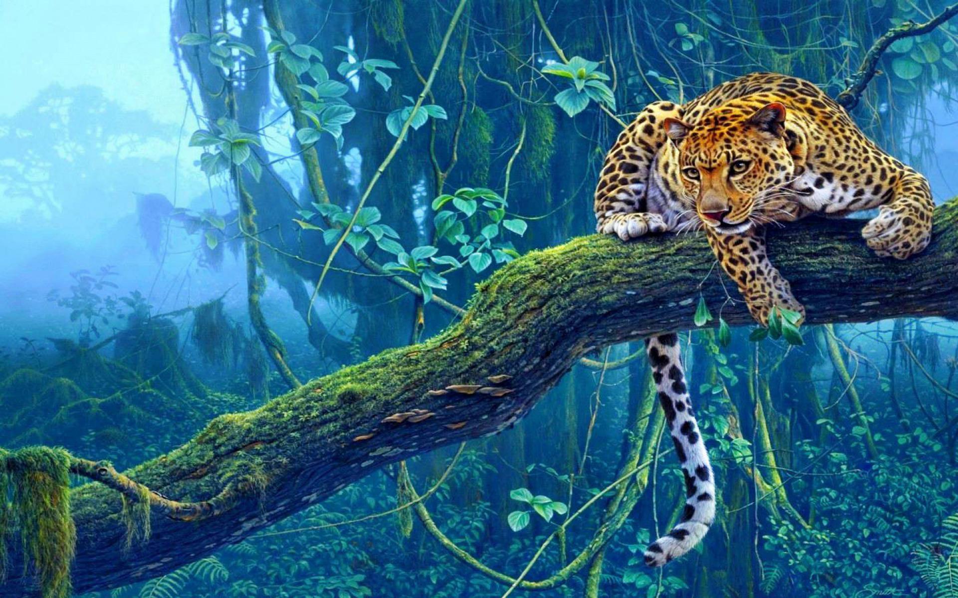 1920x1200 Jungle Tiger desktop PC and Mac wallpaper
