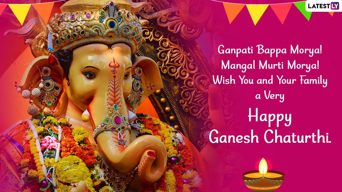1200x675 Happy Ganesh Chaturthi 2021 Greetings & HD Photo: Latest Vinayaka Chaturthi WhatsApp Messages, SMS, Stickers, Facebook Status and GIFs During Ganeshotsav