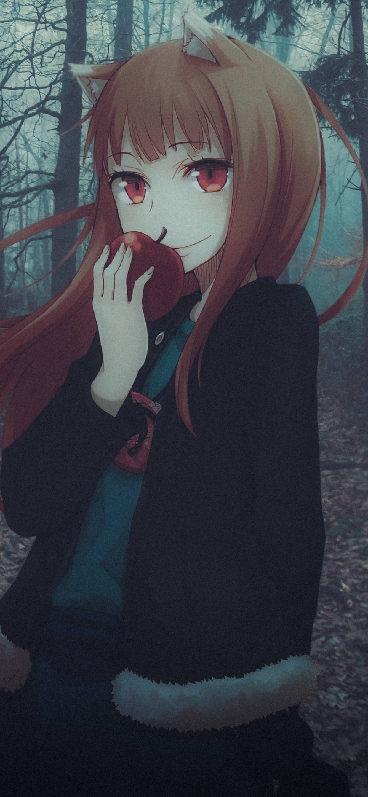 1242x2688 Holo Spice and Wolf iPhone XS MAX Wallpaper, HD Anime 4K Wallpaper, Image, Photo and Background