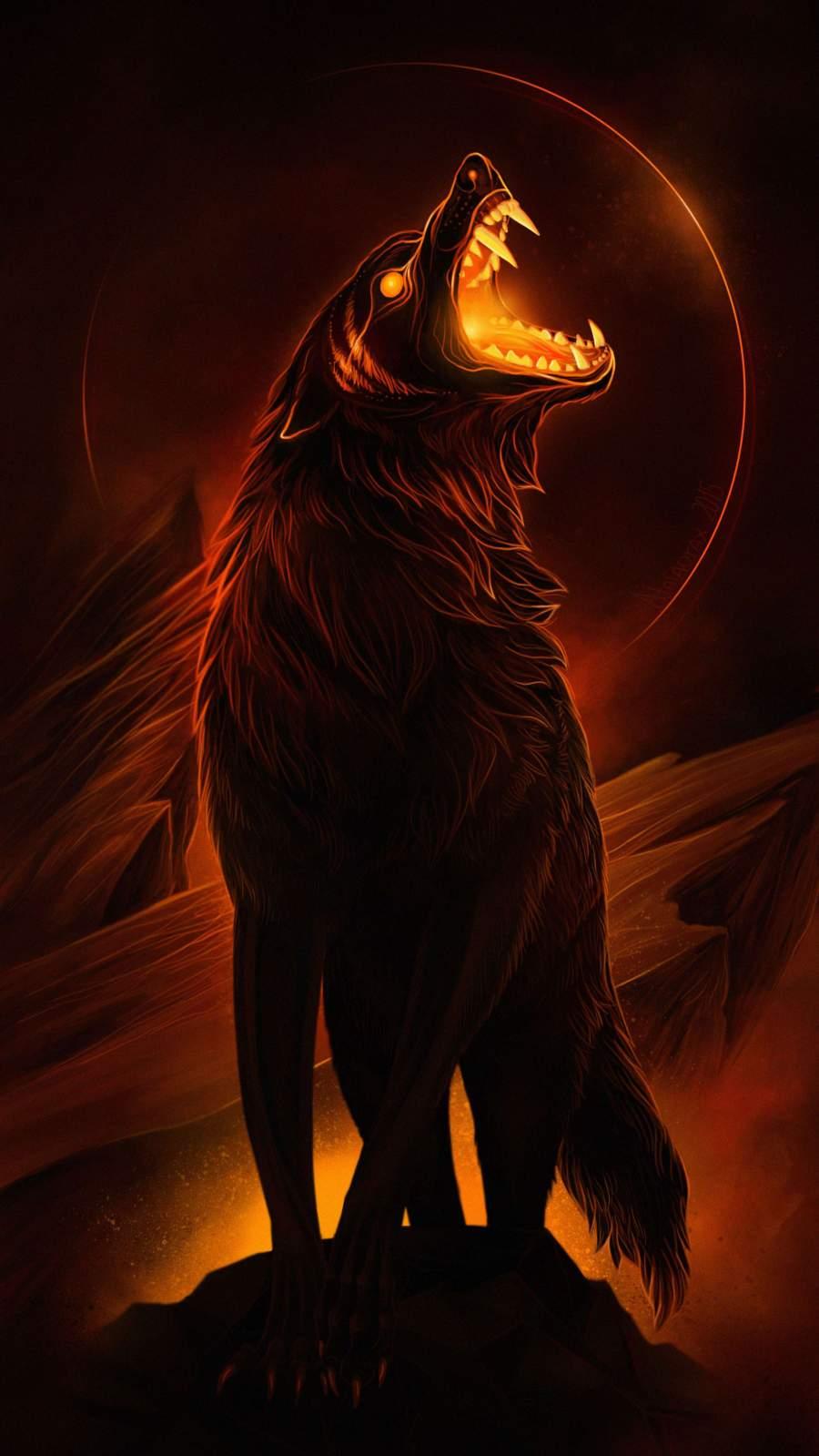 900x1599 Dark Wolf IPhone Wallpaper Wallpaper : iPhone Wallpaper