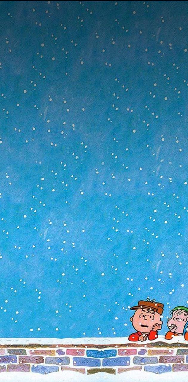 630x1280 Peanuts Winter wallpaper