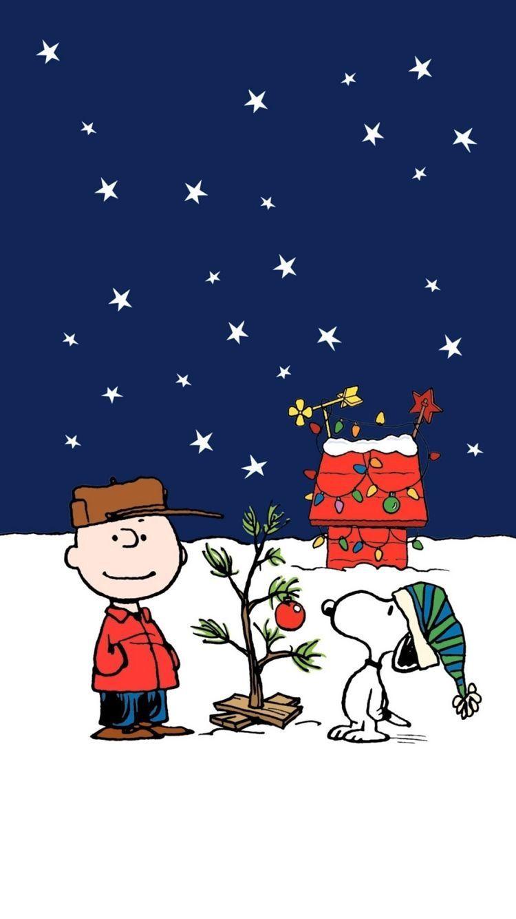 750x1334 A Peanut Christmas. Snoopy wallpaper, Christmas phone wallpaper, Wallpaper iphone christmas
