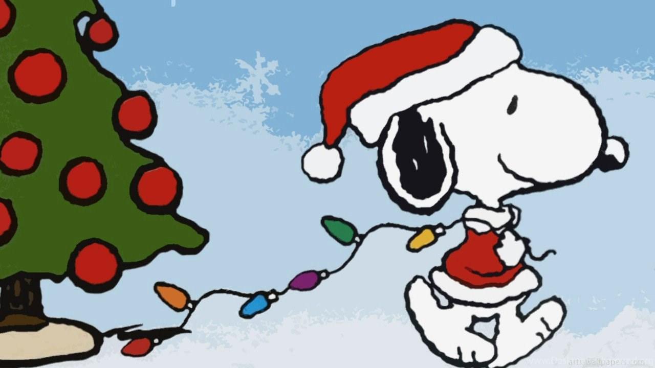 1280x720 Snoopy Christmas Background Wallpaper Zone Desktop Background