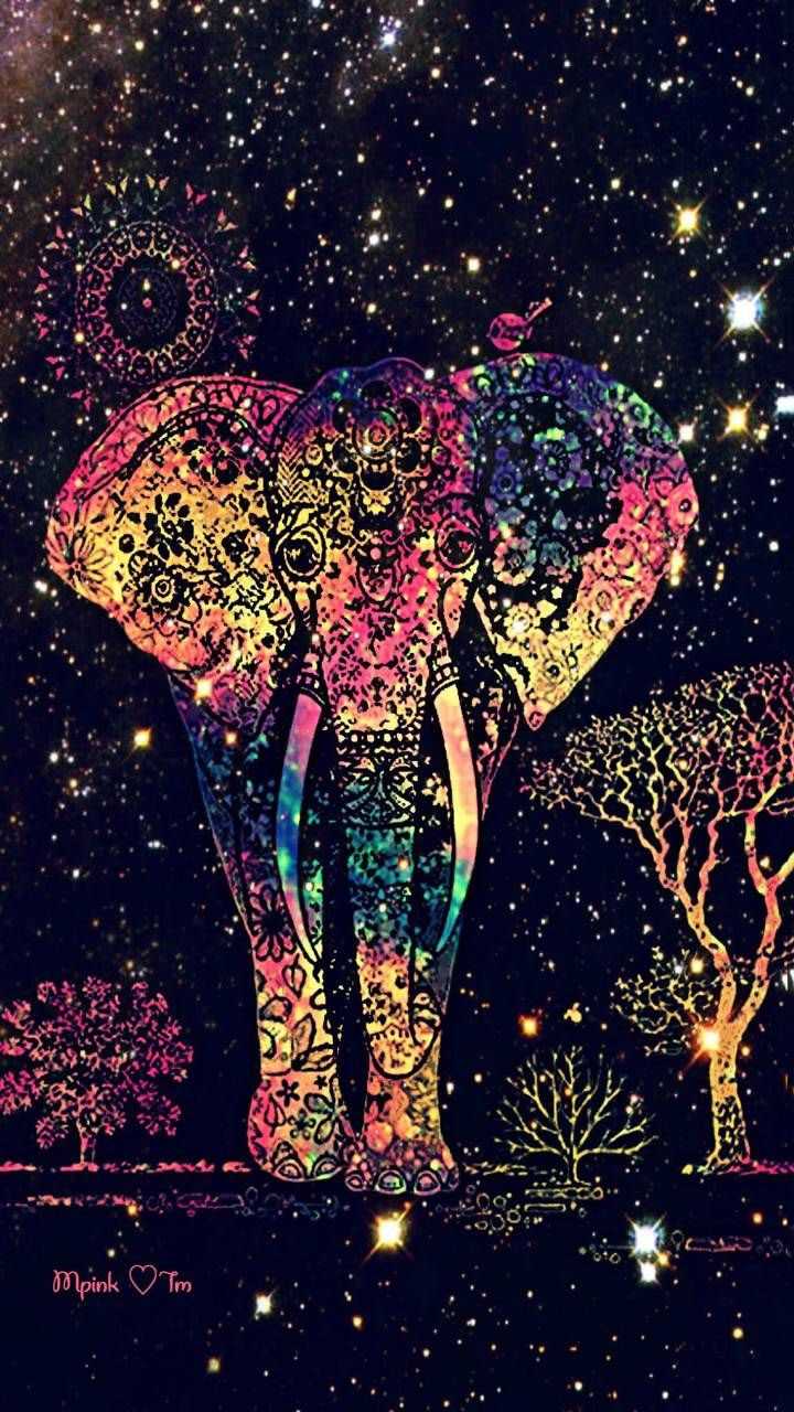 720x1280 Cute Elephant Aesthetic Wallpaper