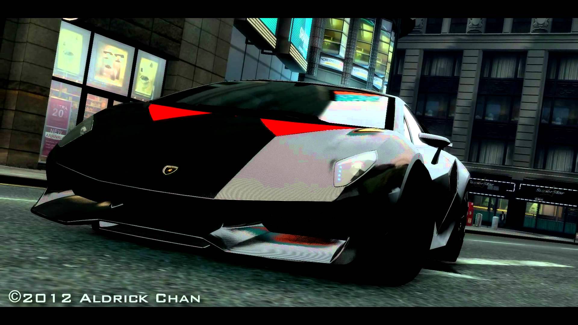 1920x1080 Free Lamborghini Sesto Elemento Wallpaper J78