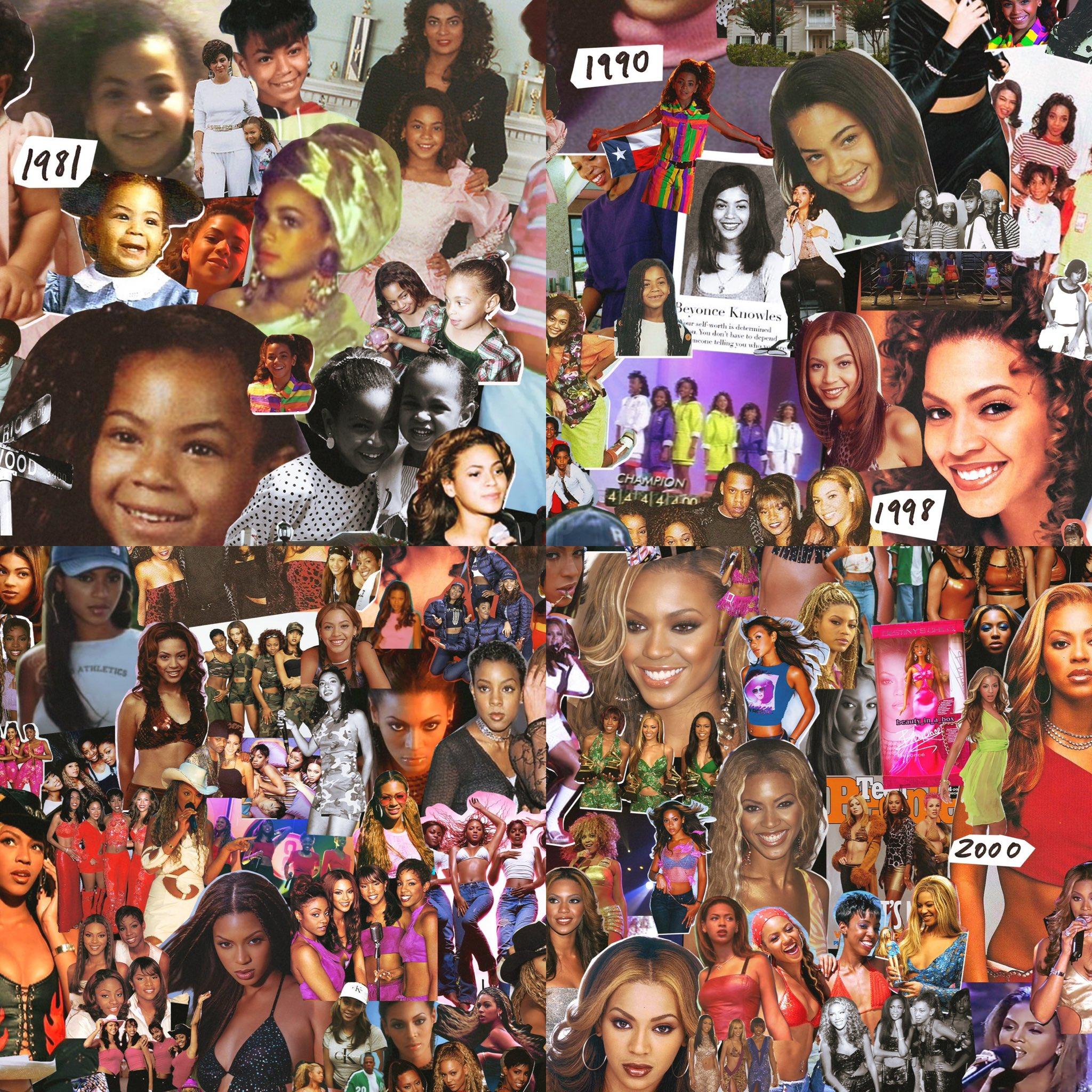 2048x2048 Pop Crave -. shares a timeline collage of her life in honor of her 40th birthday