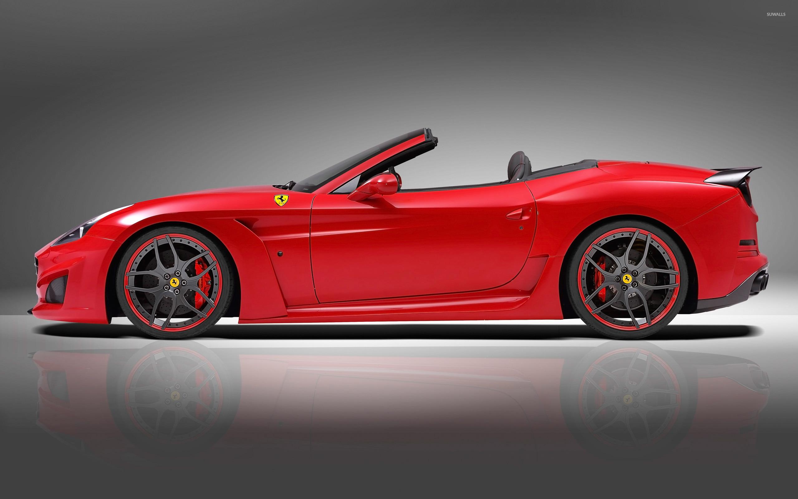 2560x1600 Novitec Rosso Ferrari California convertible side view [2] wallpaper wallpaper