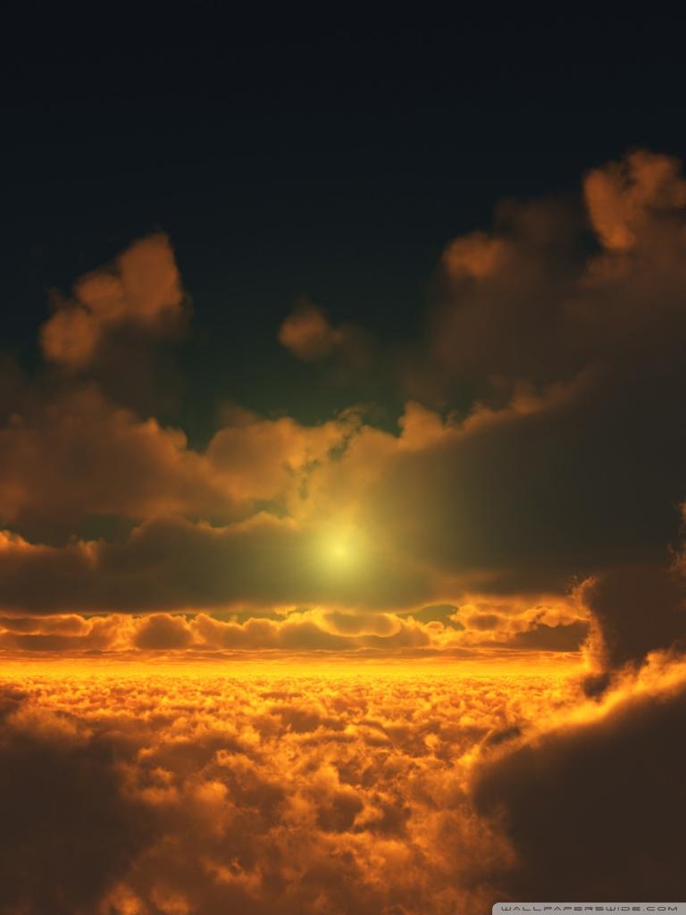 768x1024 Sun Above Clouds Ultra HD Desktop Background Wallpaper for 4K UHD TV : Multi Display, Dual Monitor : Tablet