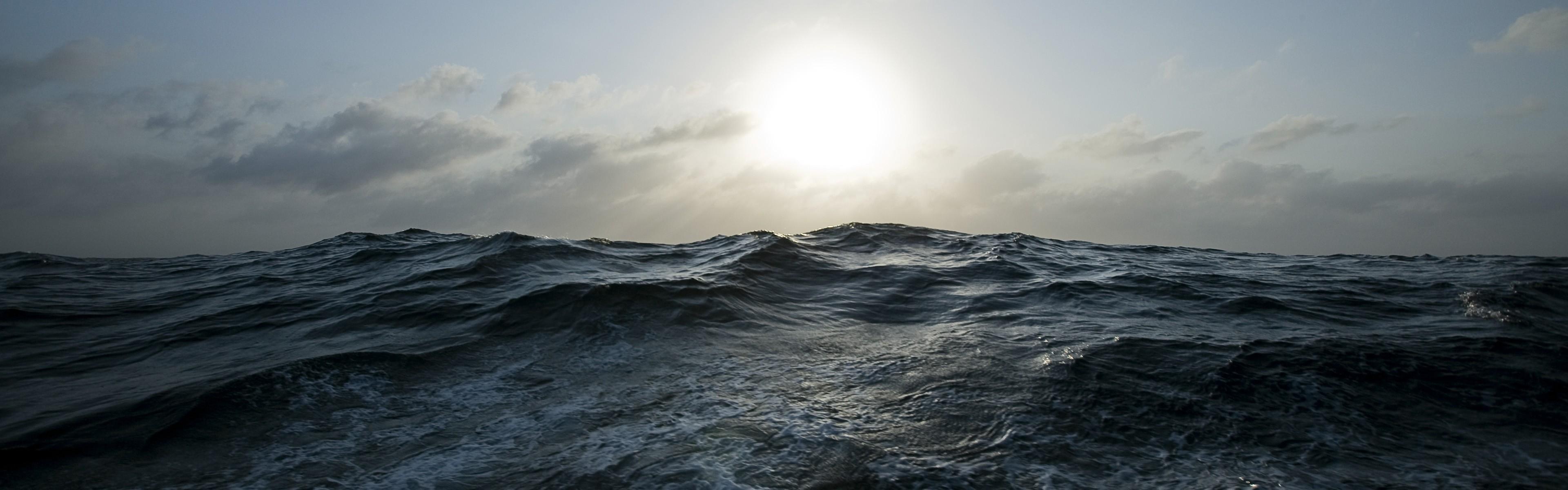 3840x1200 Water Sun panorama seascapes wallpaperx1200