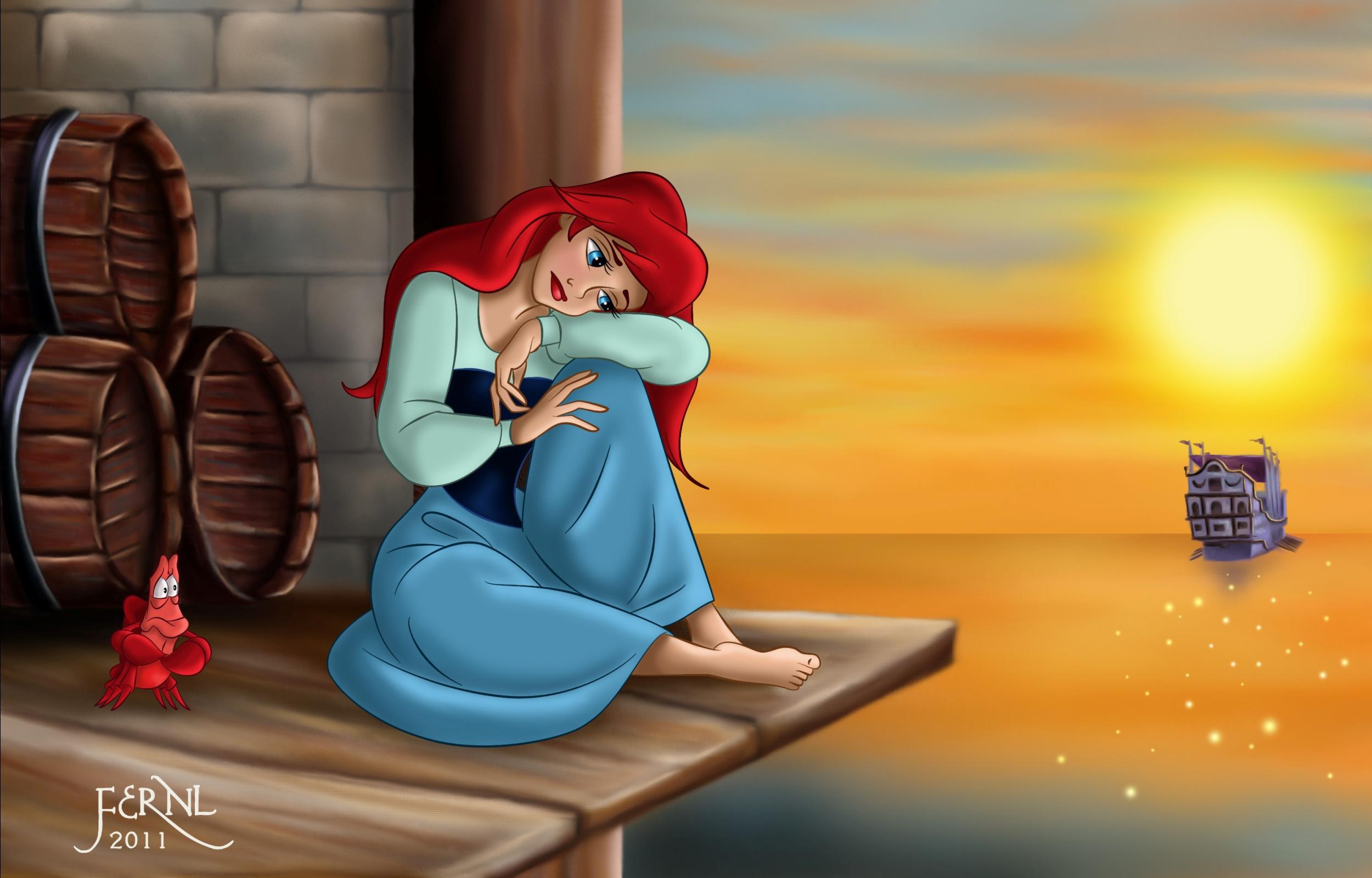 2500x1600 Little Mermaid Hopeless Wallpaper