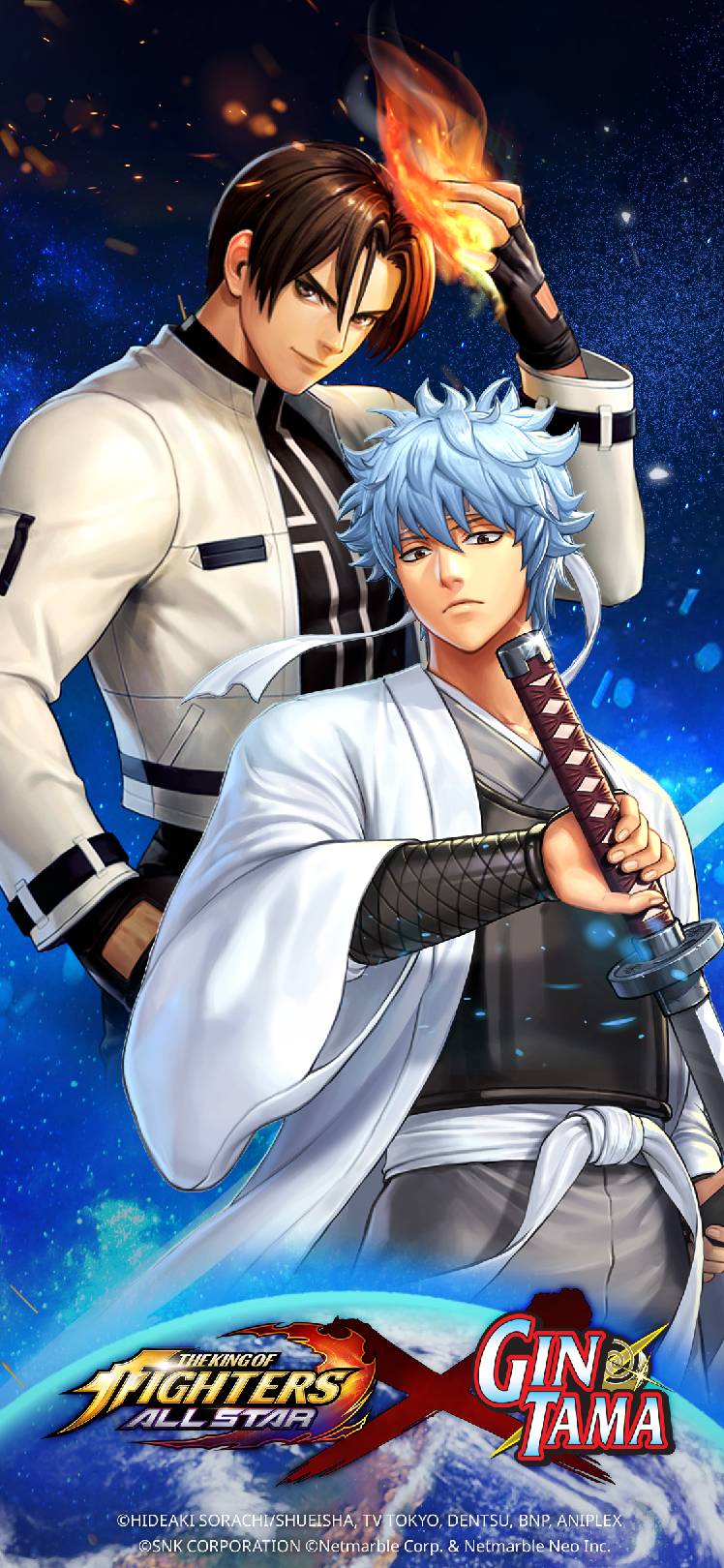 748x1620 Special Gintama Collaboration Celebration! Wallpaper released! King of Fighters ALLSTAR Official Community