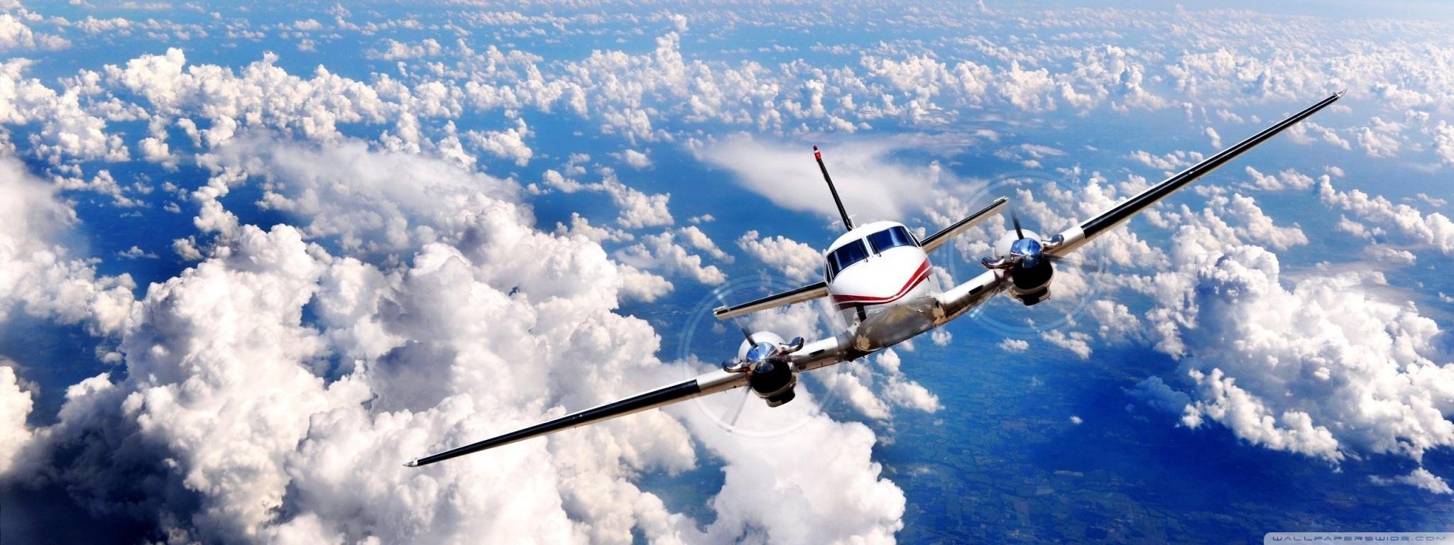 2048x768 Aircraft In Flight Ultra HD Desktop Background Wallpaper for 4K UHD TV : Multi Display, Dual Monitor : Tablet