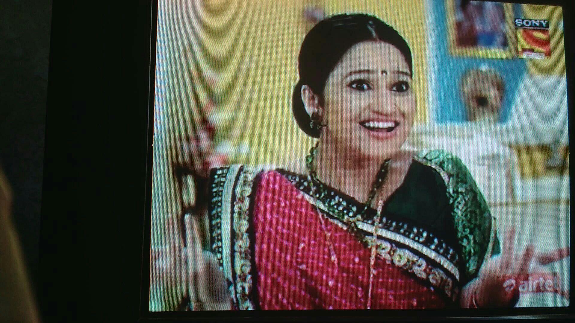 1920x1080 Disha vakani a.k.a daya is back. I hope she is going to continue. Fashion, Sari, Saree