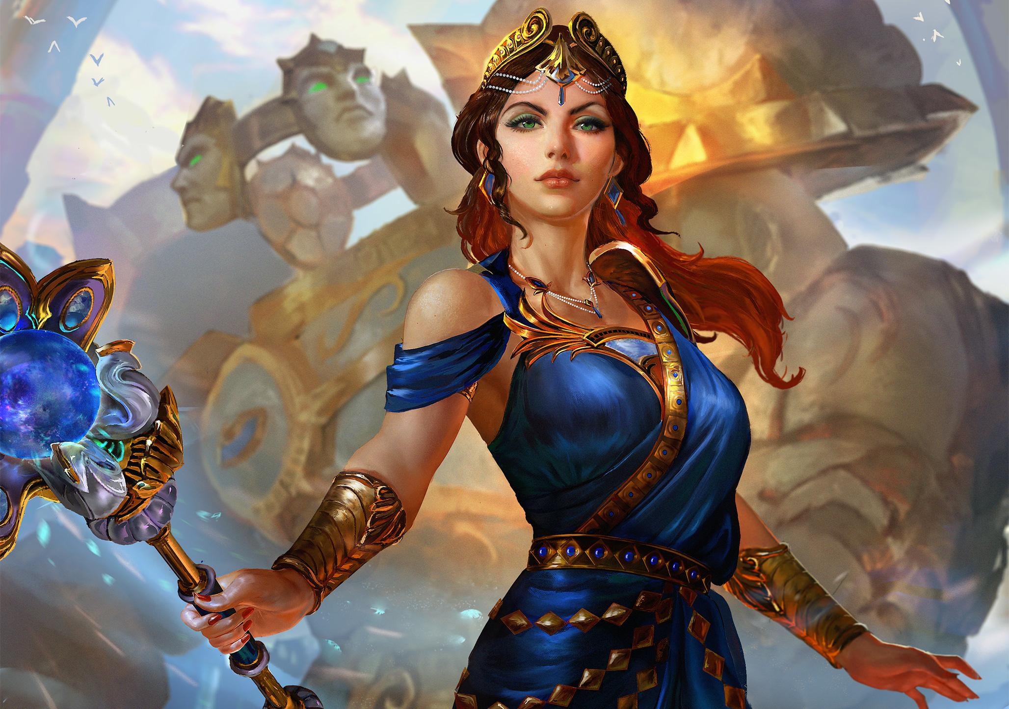 2056x1446 Woman Warrior Queen HD Wallpaper