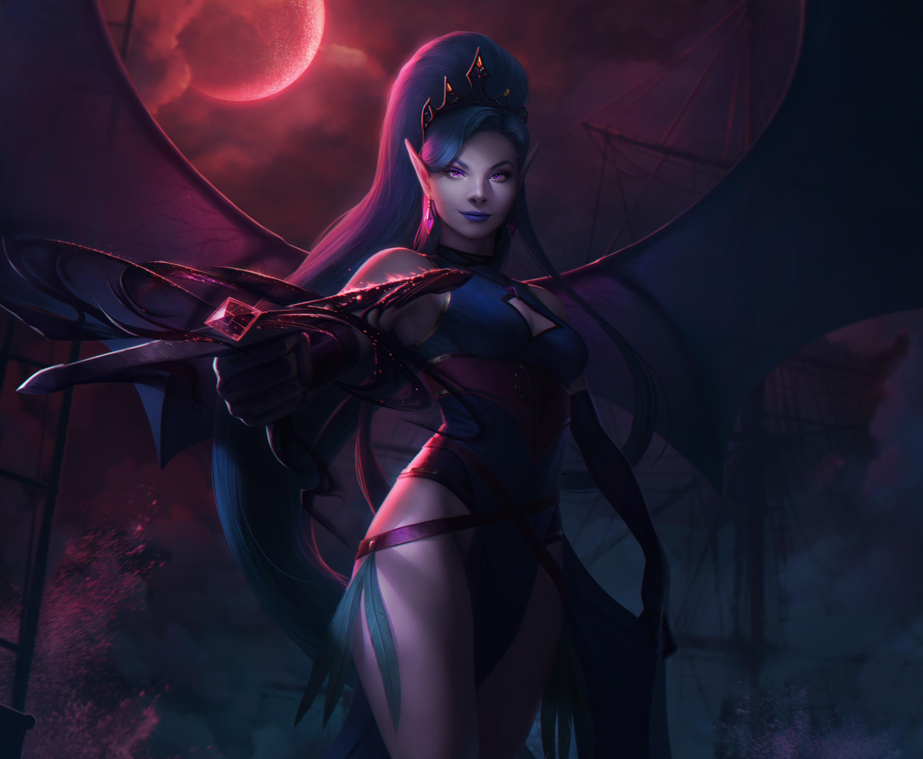 3000x2466 Warrior Queen HD Wallpaper