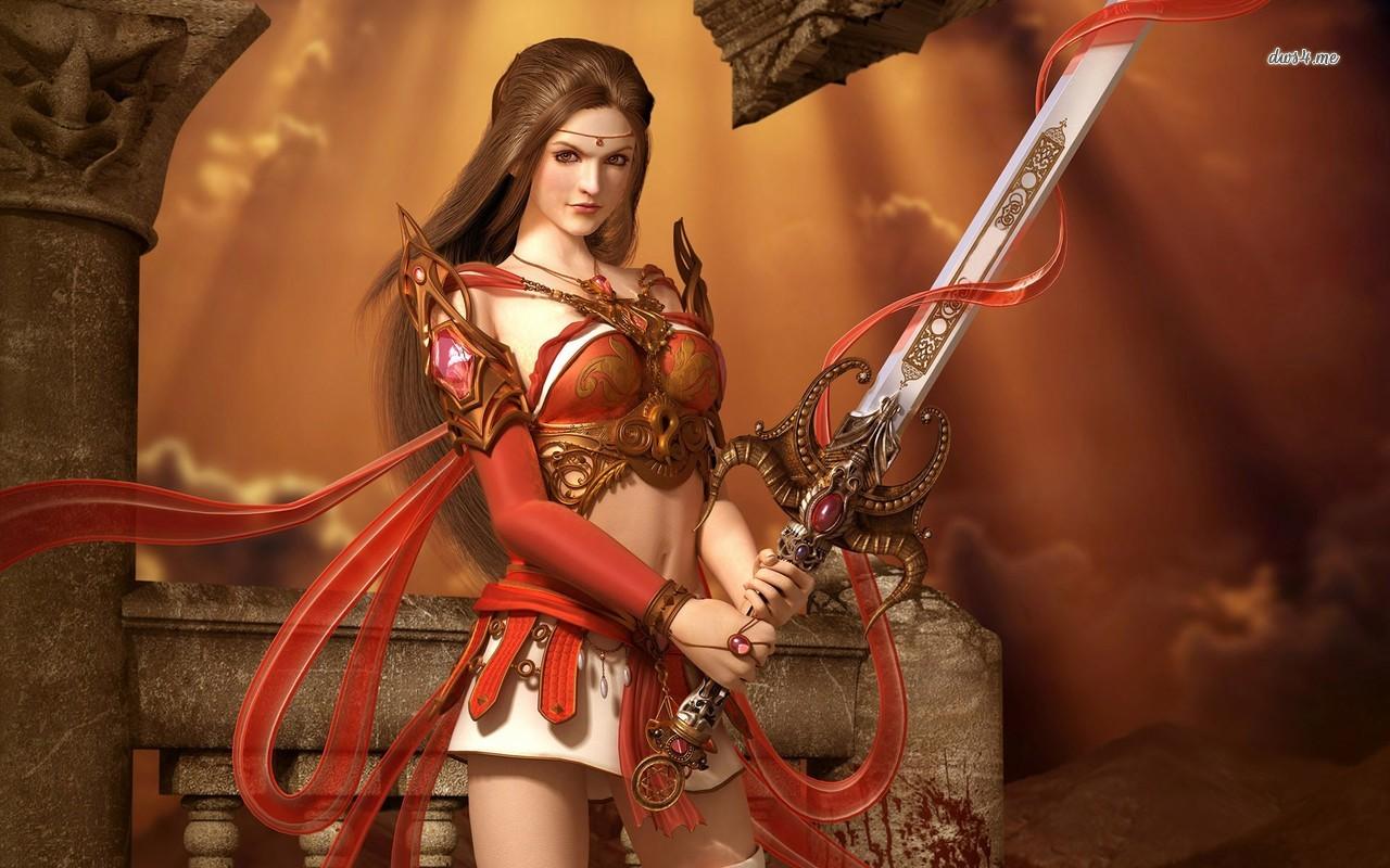 1280x800 Fantasy Princess Wallpaper