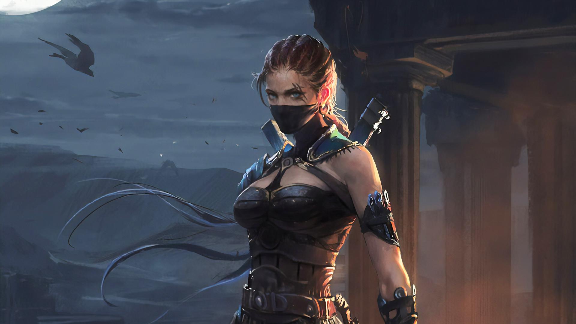 1920x1080 Warrior Princess Anime Girl Warrior Wallpaper HD Top Wallpaper