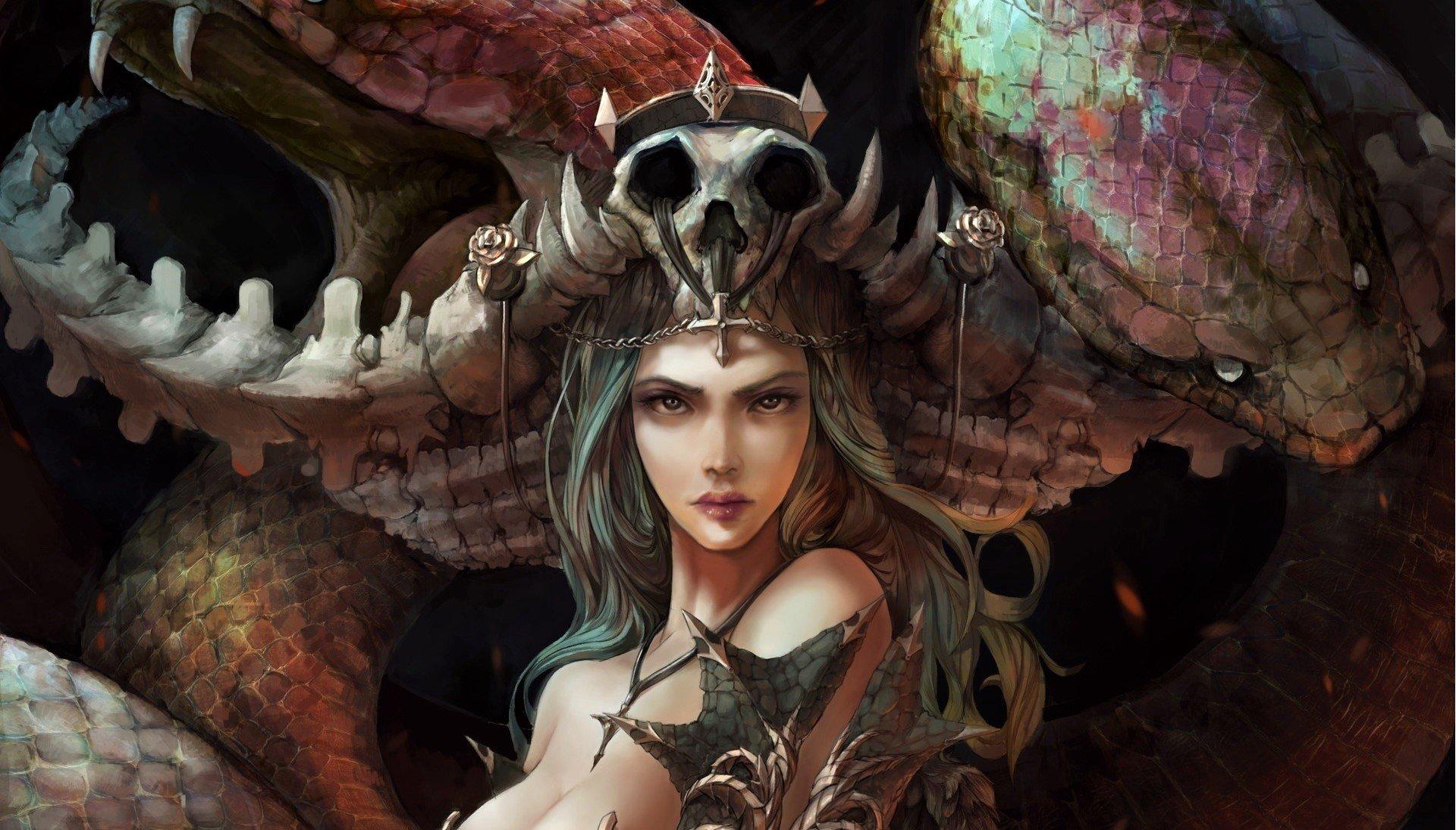 1920x1094 Dragon Warrior Queen HD Wallpaper