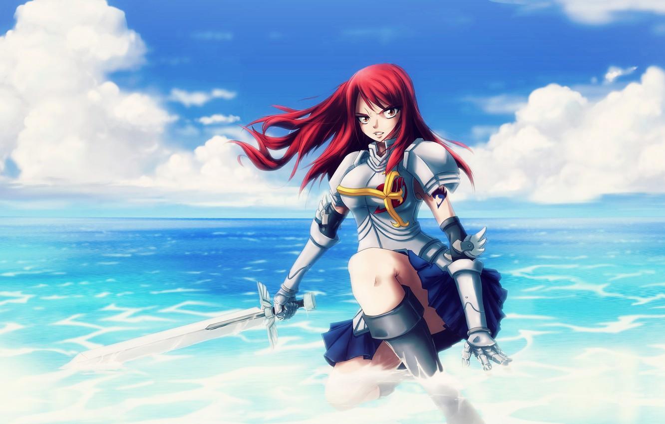 1332x850 Wallpaper Red, Hot, Beautiful, , Anime, Landscape, Mountain, Warrior, Queen, Wallpaper, Women, Erotic, Weapon, Nude, Valley, Babe image for desktop, section прочее